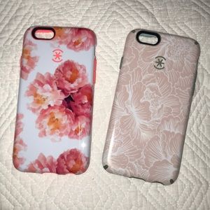 Two Speck floral iPhone 6/6s cases 